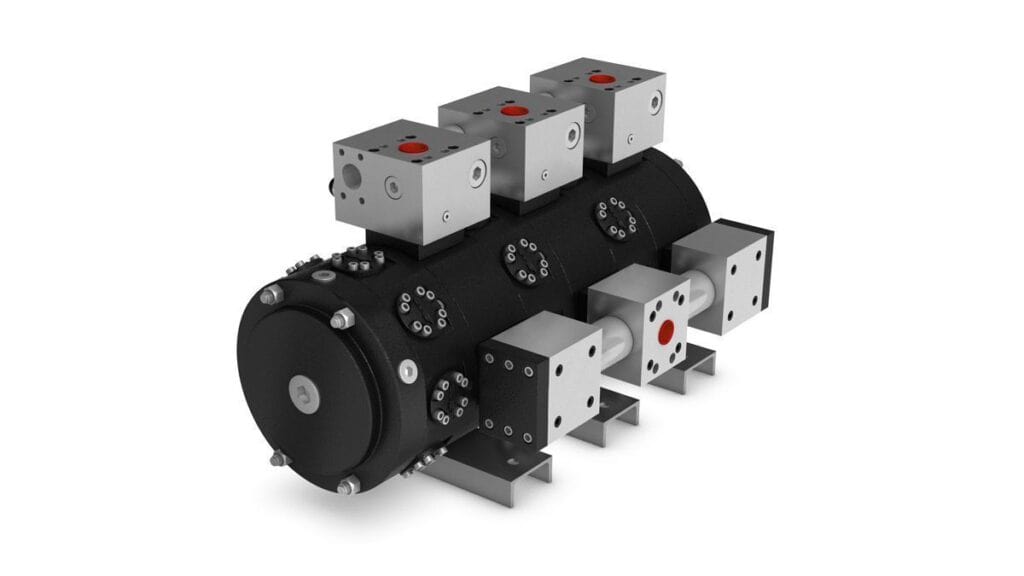 Radiale Plunjerstroomdeler Stl